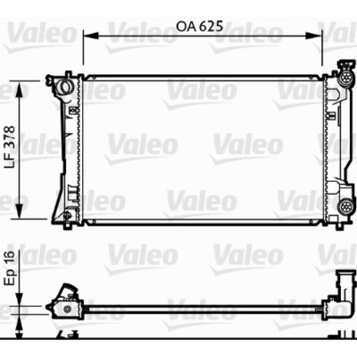 VALEO  734712 Radiateur, refroidissement du moteur