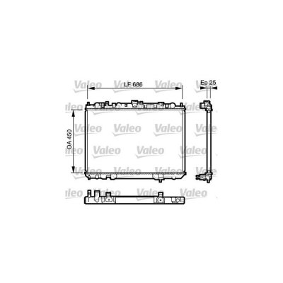 VALEO  735081 Radiateur, refroidissement du moteur
