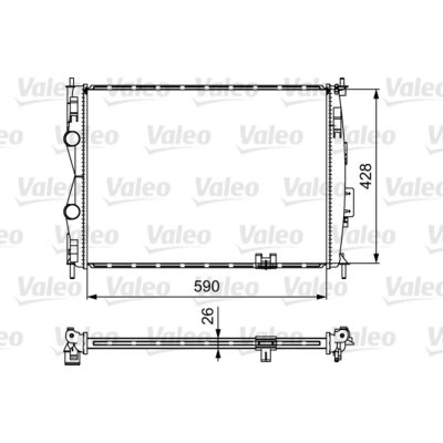 VALEO  735116 Radiateur, refroidissement du moteur