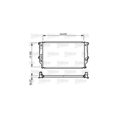 VALEO  735216 Radiateur, refroidissement du moteur