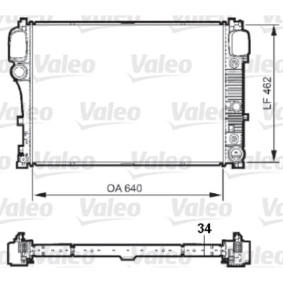 VALEO  735298 Radiateur, refroidissement du moteur