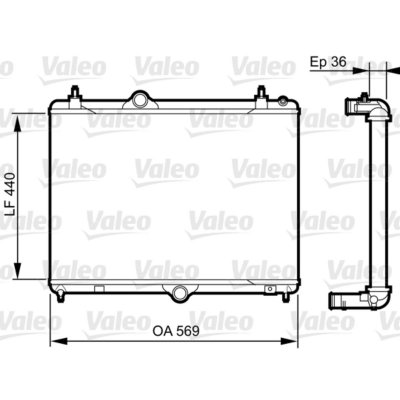 VALEO  735371 Radiateur, refroidissement du moteur