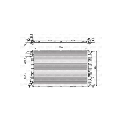 VALEO  735471 Radiateur, refroidissement du moteur
