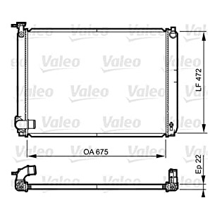 VALEO  735571 Radiateur, refroidissement du moteur