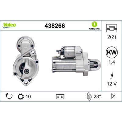 VALEO  D&eacute;marreur 438266 