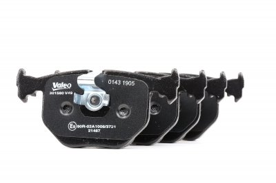 VALEO  Jeu de plaquettes de frein arri&egrave;re 301580