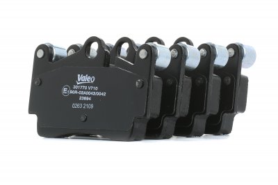 VALEO  Jeu de plaquettes de frein arri&egrave;re 301770