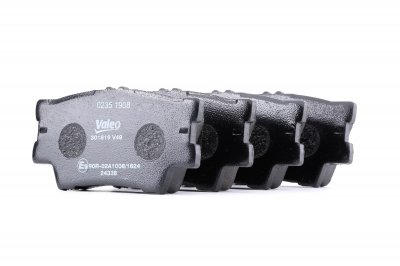 VALEO  Jeu de plaquettes de frein arri&egrave;re 301819