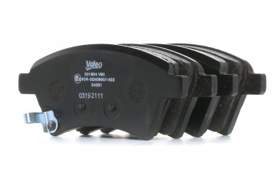 VALEO  Jeu de plaquettes de frein avant 301804