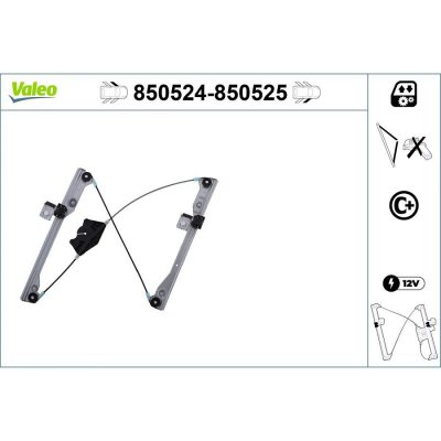 VALEO  L&egrave;ve-vitre (sans moteur) 850524