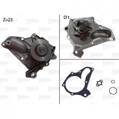 VALEO  Pompe &agrave; eau 506624 TOYOTA RAV