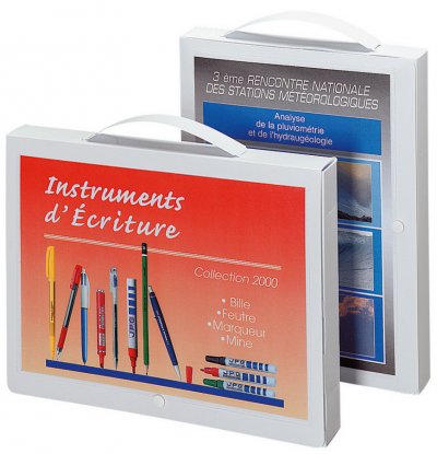 EXACOMPTA Valise  polypropyl&egrave;ne personnalisable Krea Cover dos 4cm