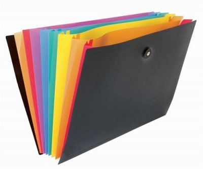 VIQUEL Valisette trieur extensible -  - 8 compartiments - Noir