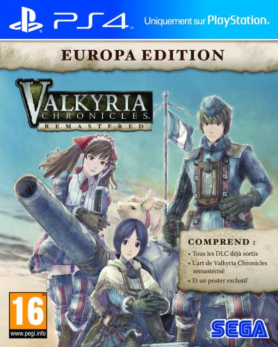 Valkyria Chronicles Remastered Europa Edition PlayStation 4 