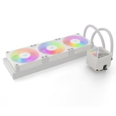 VALKYRIE  kit watercooling aio v lite rgb - 360mm (blanc) VK-AIOVL360W