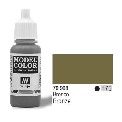 VALLEJO  acrylic model color - metallic bronze - val998 vall-70998