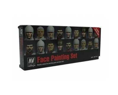 GENERIQUE Vallejo Model Color Set - Faces Painting Set (x8) - (VAL70119)