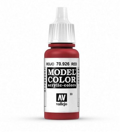  Vallejo Mod&egrave;le Couleur 17 ml Arylic Peinture &ndash; Rouge