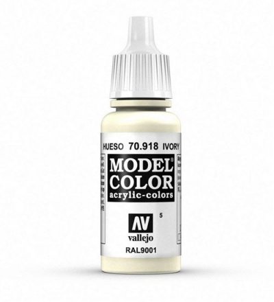 VALLEJO  Peinture acrylique pour mod&eacute;lisme 17 ml ivoire