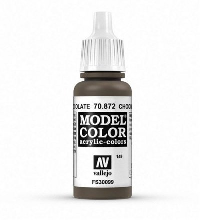 VALLEJO  Peinture acrylique pour mod&eacute;lisme 17 ml marron chocolat
