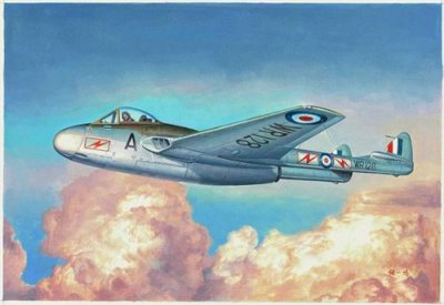 TRUMPETER Vampire Fb.mk.9 - 1:48e - 