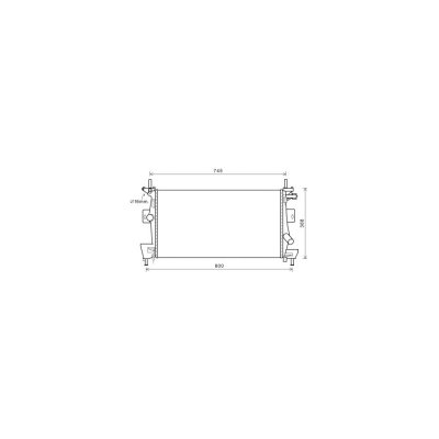 INTERNATIONAL RADIATORS VAN WEZEL Radiateur moteur pour FORD: C-Max, Focus (Ref: 18002475)