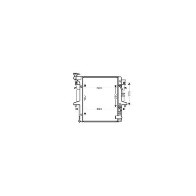 VAN WEZEL  Radiateur moteur pour MITSUBISHI: L200 (Ref: 32002204)