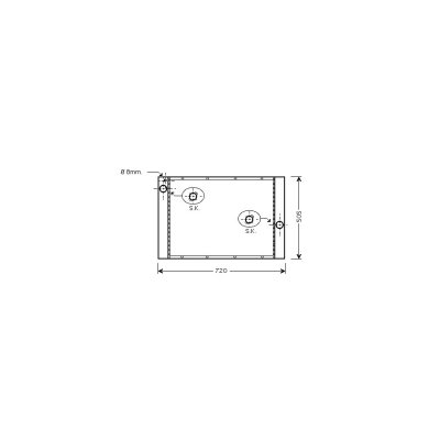 VAN WEZEL  - Radiateur refroidissement moteur 06002284 - R&eacute;f. 06002284