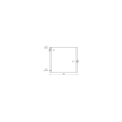 INTERNATIONAL RADIATORS VAN WEZEL - Radiateur refroidissement moteur 06002436 - R&eacute;f. 06002436