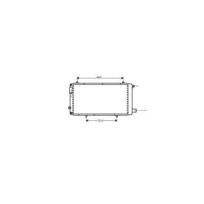 VAN WEZEL  - Radiateur refroidissement moteur 09002073 - R&eacute;f. 09002073