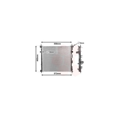 VAN WEZEL  - Radiateur refroidissement moteur 33002425 - R&eacute;f. 33002425