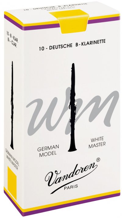 VANDOREN  (Cr1635) German White Master 3.5 10 Anches Clari W.Master No3,5