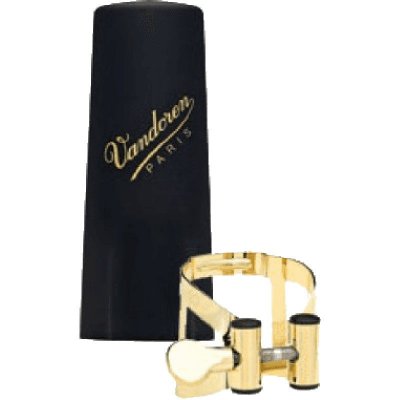 VANDOREN  LC57GP Masters M/O Ligature pour Saxophone Alto Plaqu&eacute; Or