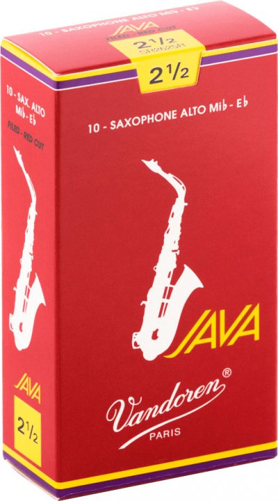 VANDOREN  SR2625R Boite de 10 anches pour Saxophone Alto, Rouge