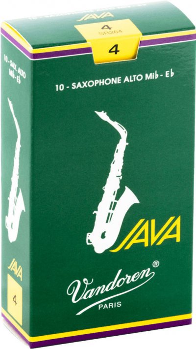 VANDOREN  SR264 Java 10 Anches pour Saxophone Alto 4 Vert