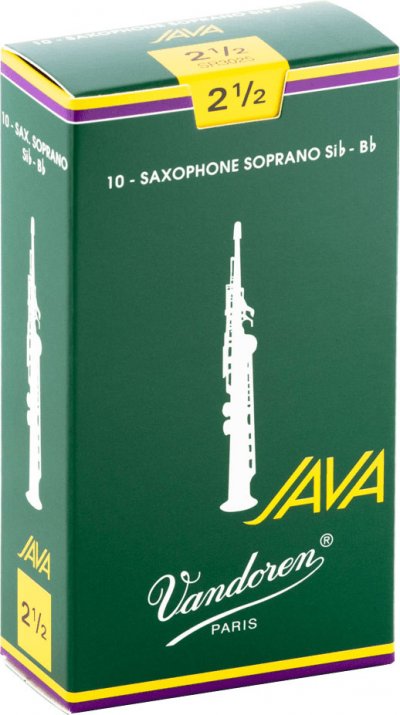 VANDOREN  SR3025 Pack de 10 anches pour saxophone soprano SiB - 2.5