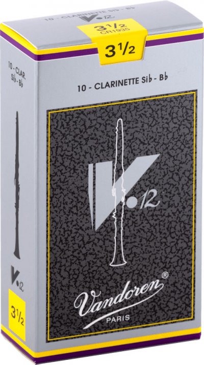 VANDOREN  V12 Bo&icirc;tes De 10 Anches Pour Clarinette Sib, Force 3.5