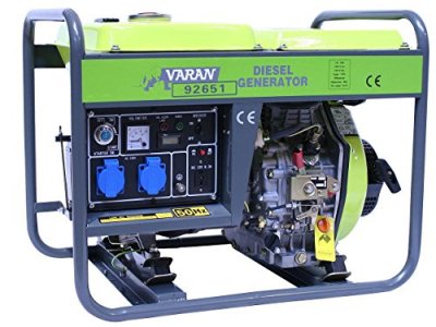 VARAN MOTORS  - 92651 Groupe &eacute;lectrog&egrave;ne Diesel 3300W, 2 x 230V, 1 x 12V
