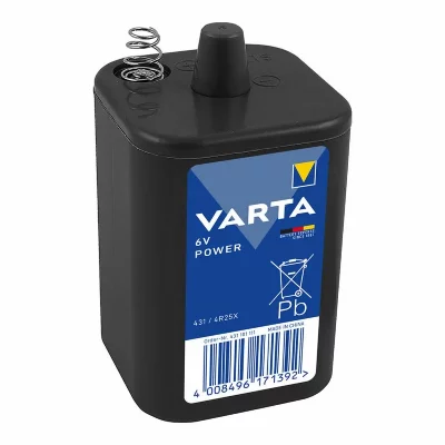 VARTA  4R25X 8500mAh (431) 6V Batterie &agrave; usage unique Chlorure de zinc