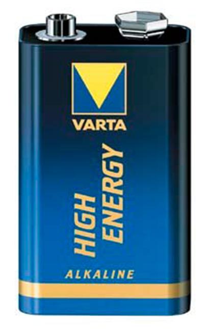 VARTA  Longlife Extra 9v Batterie &Agrave; Usage Unique Alcaline 