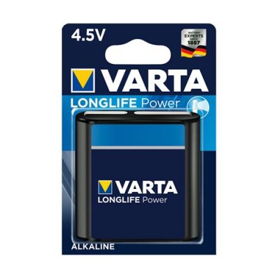 VARTA  - Pack de 10 Piles Alcaline Longlife Power 4,5V