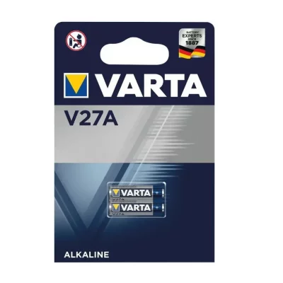 VARTA  Pack de 2 Piles &Eacute;lectroniques Alcalines V27A LR27 12 V