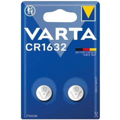 VARTA  Pack de 2 Piles &Eacute;lectroniques Lithium CR1632