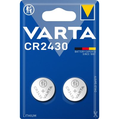 VARTA  Pack de 2 piles &eacute;lectroniques Lithium CR2430 3V 