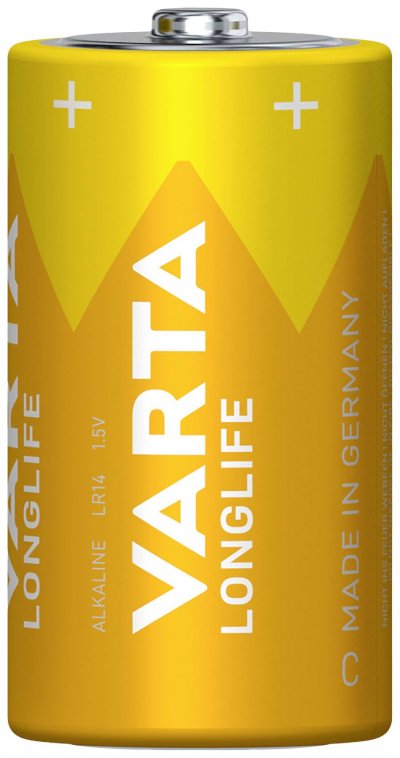 VARTA  Pack de 6 piles alcalines Longlife C (LR14) 1,5V