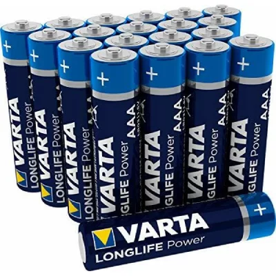 VARTA  Pile Alcaline Aaa Lr03 20 Unit&eacute;s One Size Blue