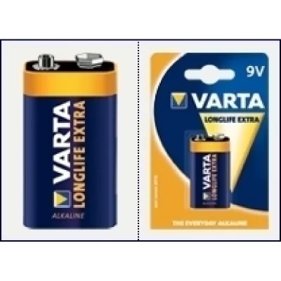 VARTA  Pile Alcaline E-Block 6LR61 9V, 2 pi&egrave;ces (04122 229 412)