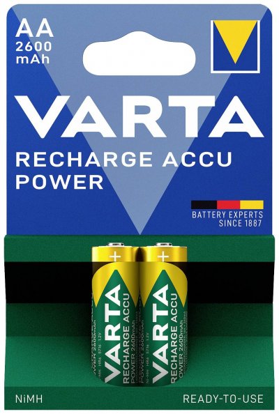 VARTA  Piles accu - Type AA- 2500 mAh 