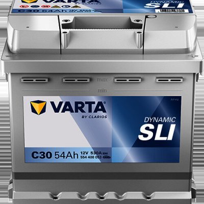VARTA  Silver Dynamic C30 Batterie Voitures, 12 V 54Ah 530 Amps (En)