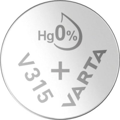 VARTA  V315&nbsp;Pile Bouton SR716SW Lot de 10&nbsp;Argent